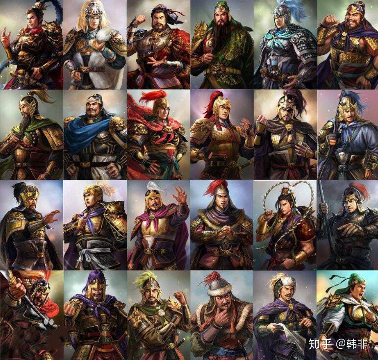 《三国演义》武将武力排名(前二十) - 知乎