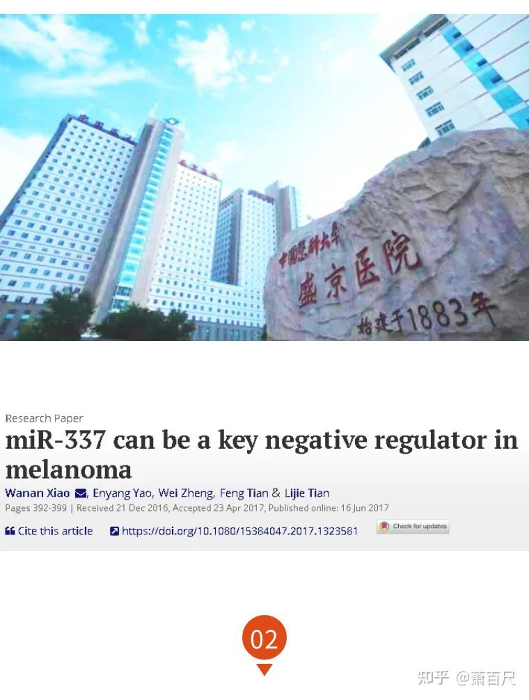 中国医科大学附属盛京医院发表的论文被指出文章图片存在重复