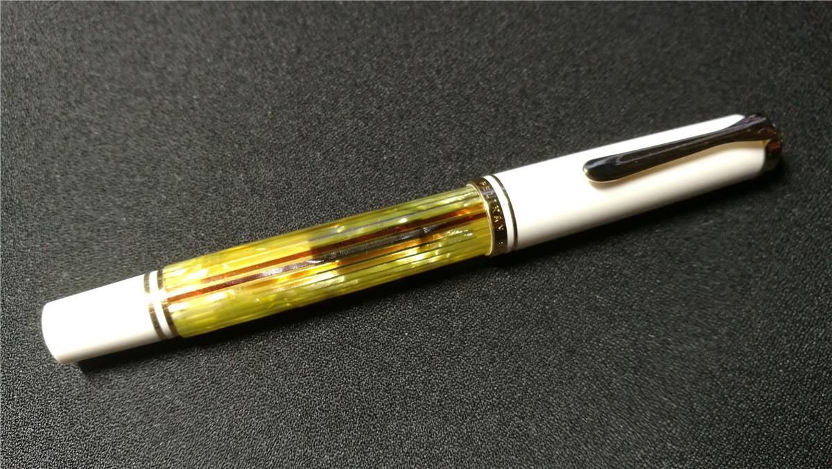 pelikan百利金m400白乌龟活塞钢笔ef尖评测